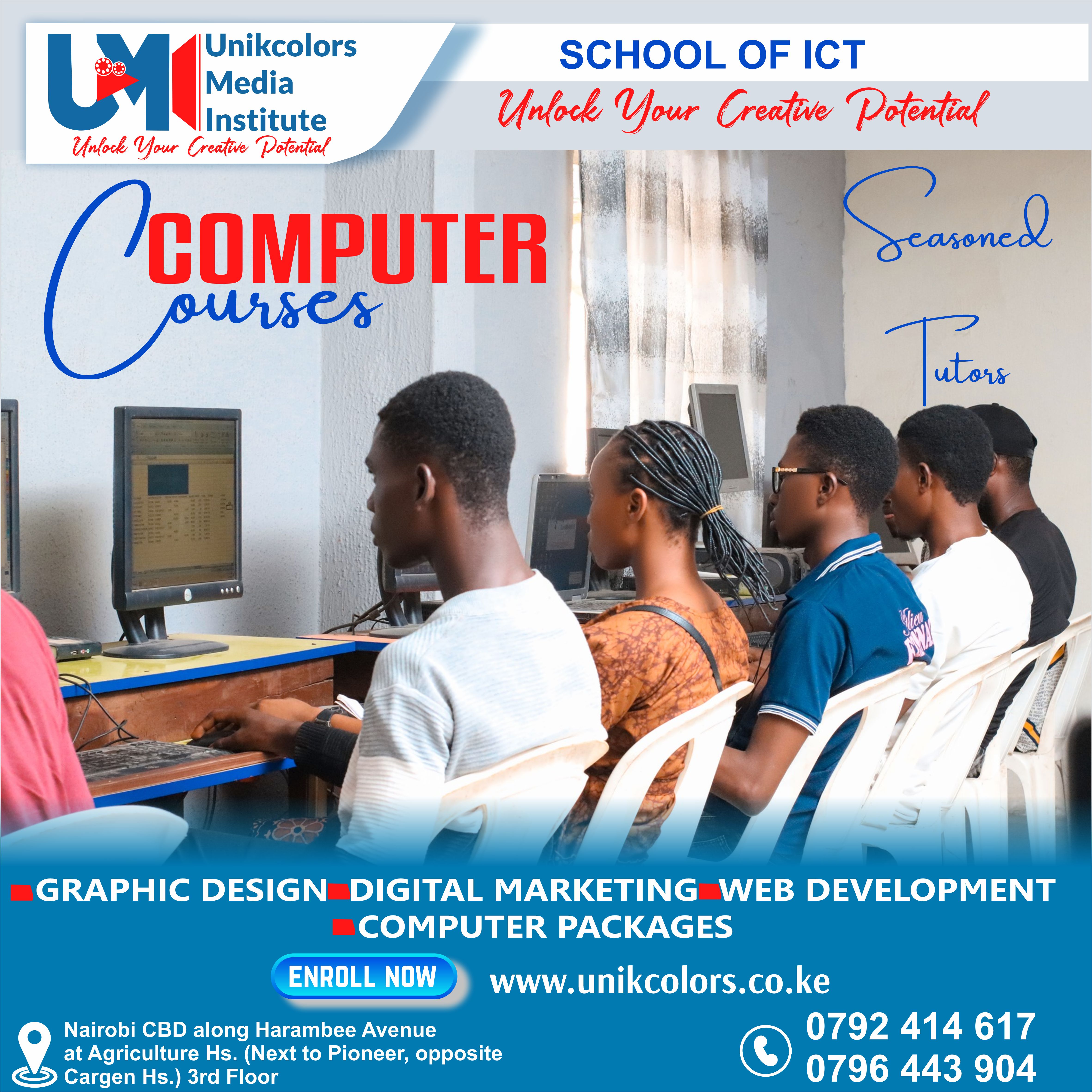 COMPUTER COURSES - DIGITAL MARKETING | GRAPHIC DESIGN | WEB DEVELOPMENT | COMPUTER PACKAGES COURSE